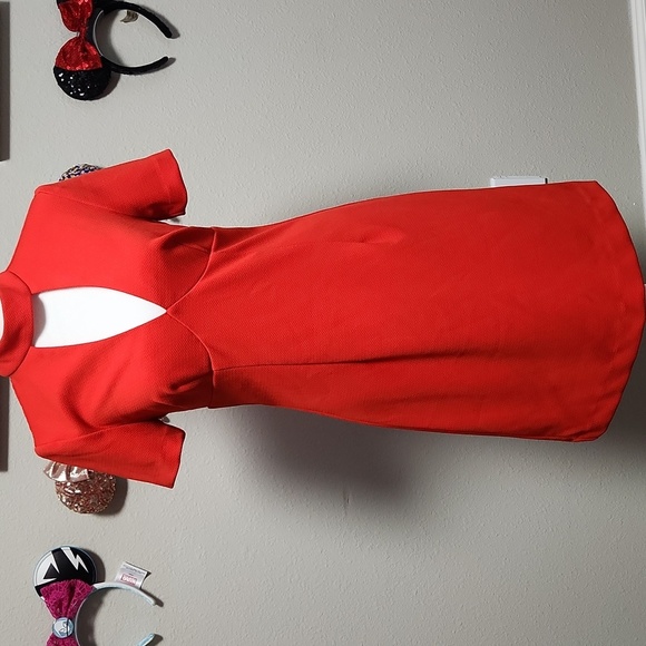 Trina Turk Camari Choker Collar Diamond Jacquard Dress - Picture 3 of 10